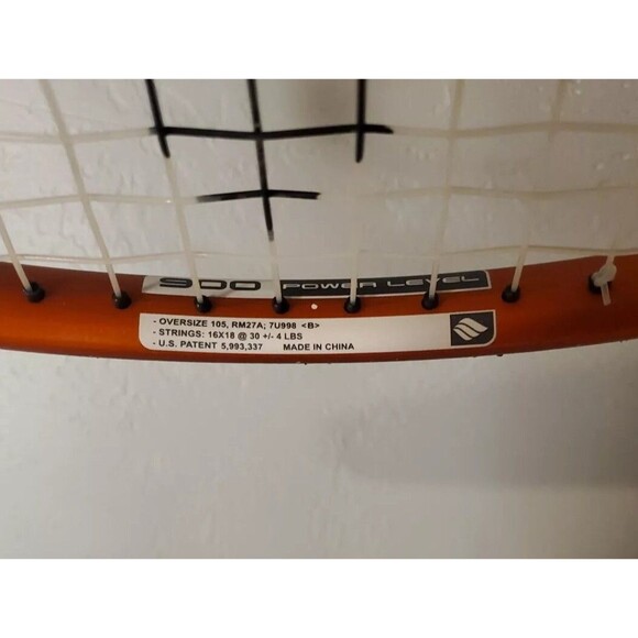 Ektelon Energy Racquetball Racquet 900 Power Level W/ Glasses & Carry Case - Picture 6 of 8